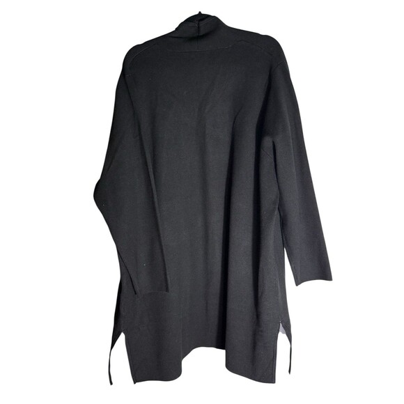 Rachel Zoe Cardigan Sweater Size 3X NWT - Open Front Plus Size Black - Picture 2 of 15